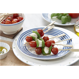 Tomaten-Basilikum Spieße