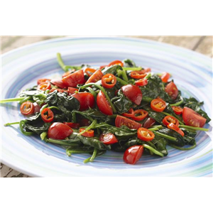 Spinat-Tomaten Salat