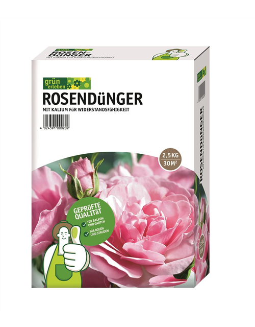 GE Rosen Dünger 2,5kg, Rosen Dünger 2,5kg Gärtnerei Schliebener