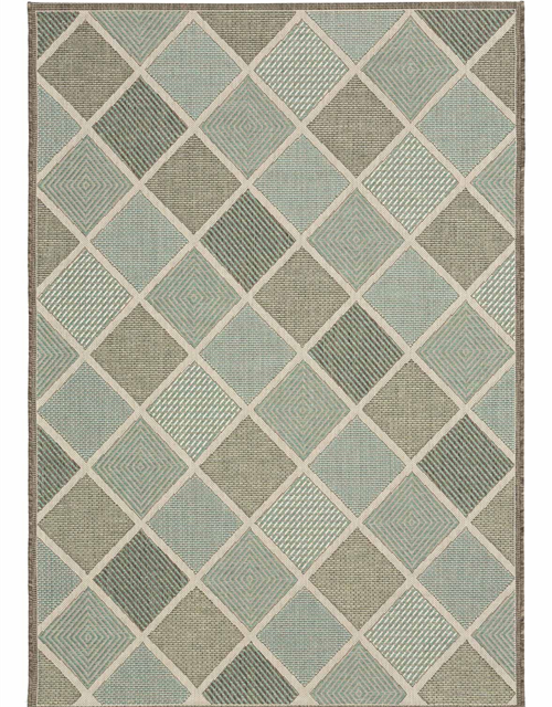 Outdoorteppich Meridian türkis