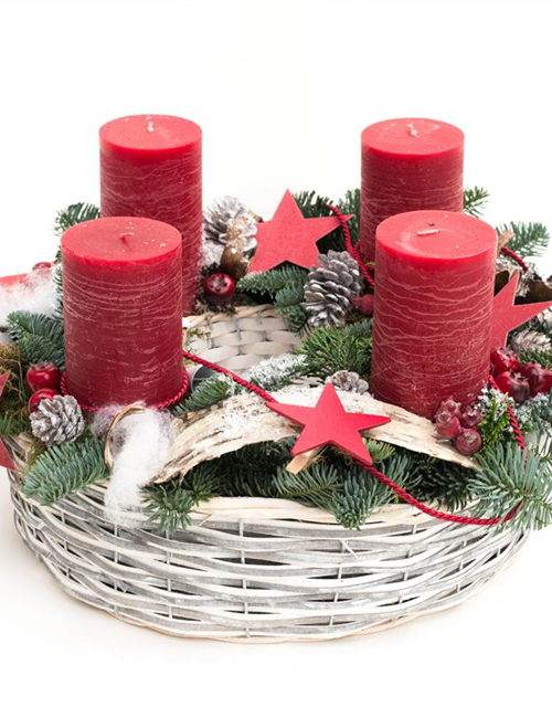 Adventskorb Winterwald