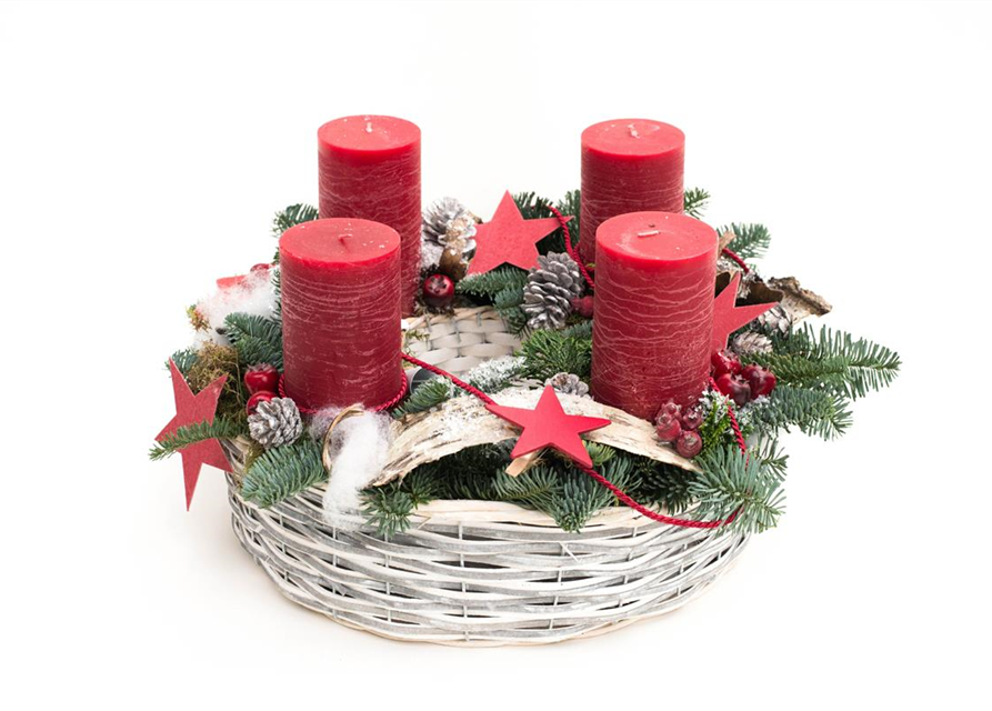 Adventskorb Winterwald