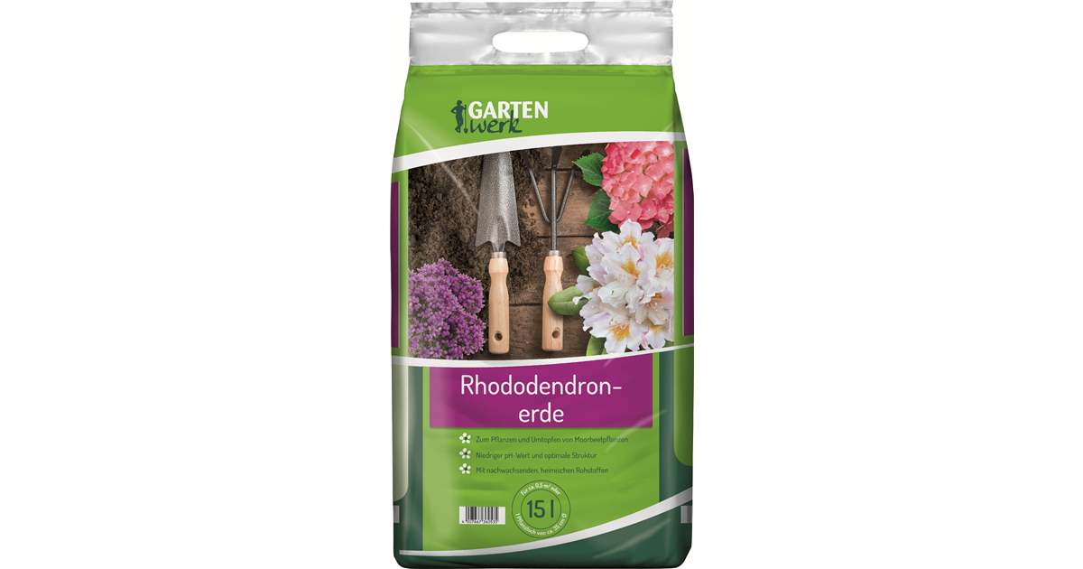 GartenWerk Rhododendronerde, Rhododendronerde GartenWerk - Grtnerei  Schliebener