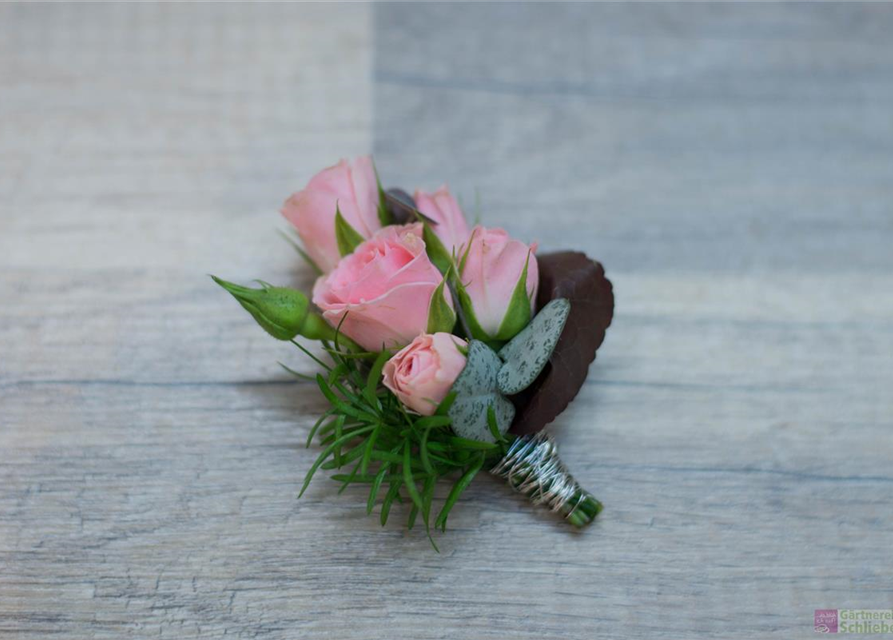 Anstecker Rosagrün Nr.10