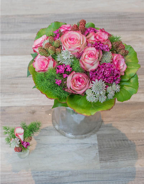 Brautstrauß Rosa und Pink Nr.14