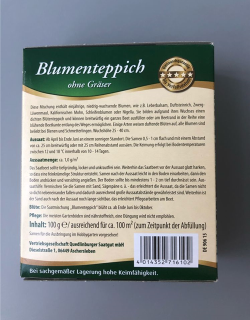 QUED Blumenteppich
