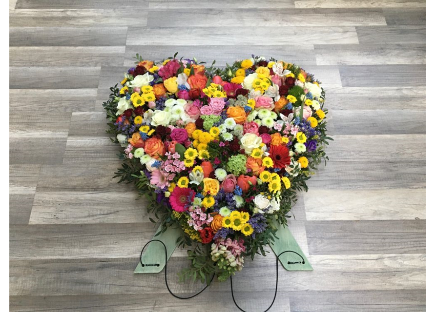 Trauerherz Nr. 16 bunt Trauerherz Nr. 16 bunt