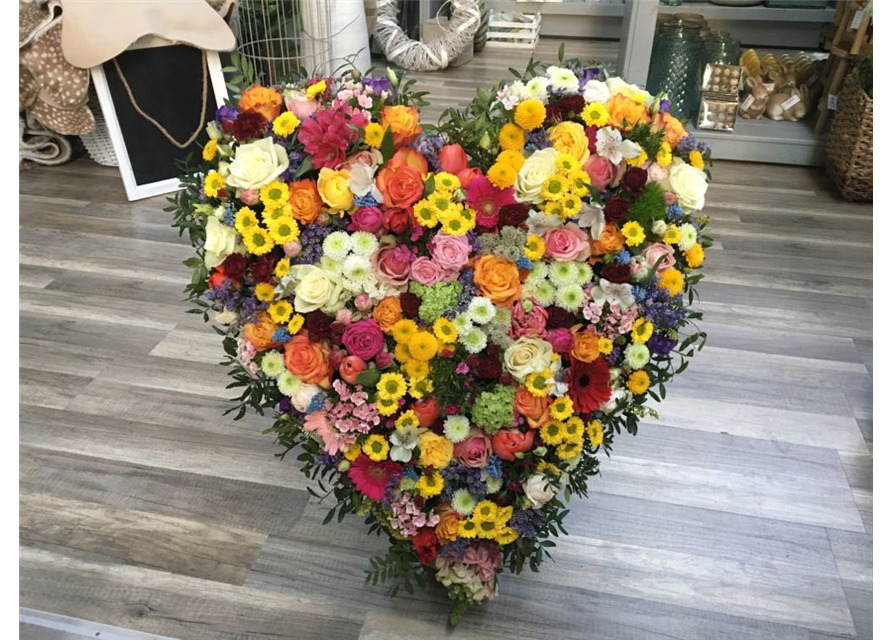 Trauerherz Nr. 16 bunt Trauerherz Nr. 16 bunt