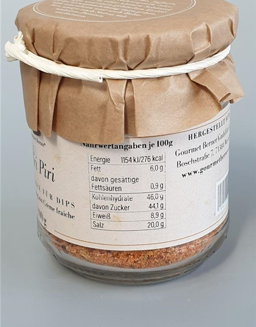 Piri Piri Dip im 100g Glas