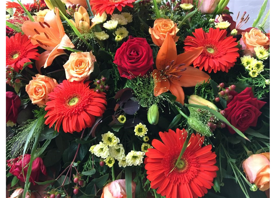 Sarggelege Nr. 12 Rot/ Orange