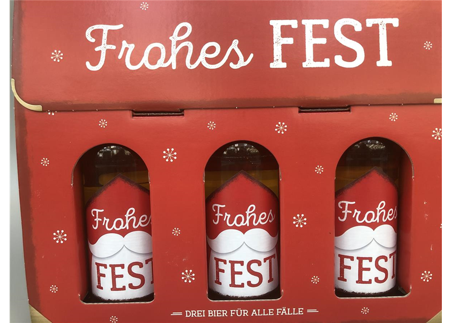 Männerkoffer Frohes Fest