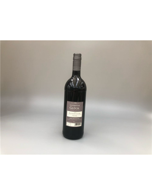 Rotwein Cuvee trocken mit Spruch