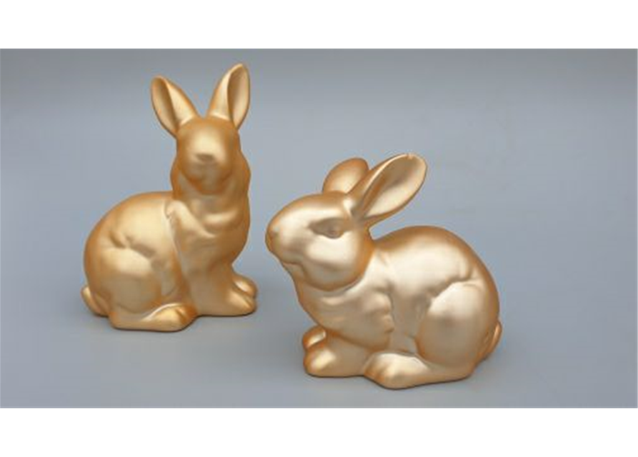 Hase sitzend 9x6,5x13,5cm 10x6,5x10cm