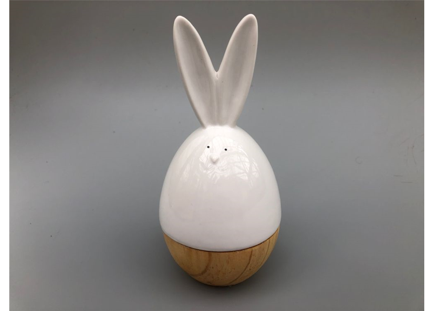 Osterhase 2-farbig D8x8cm