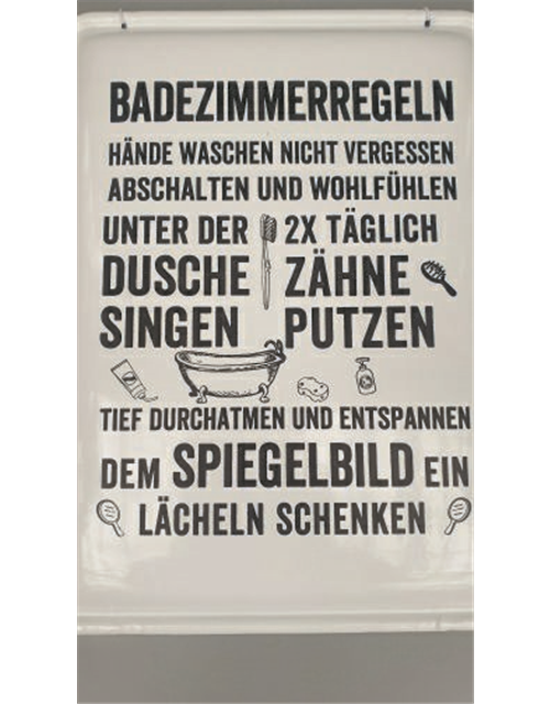 Schild z. Hg. 30xH40cm zum Hängen