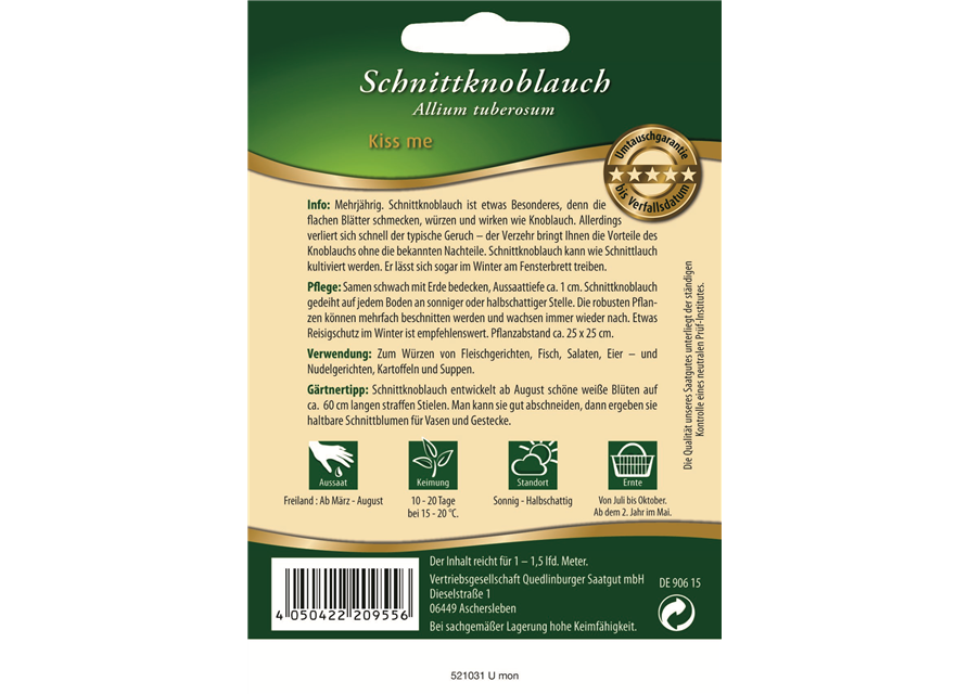 Schnittknoblauch Kiss me