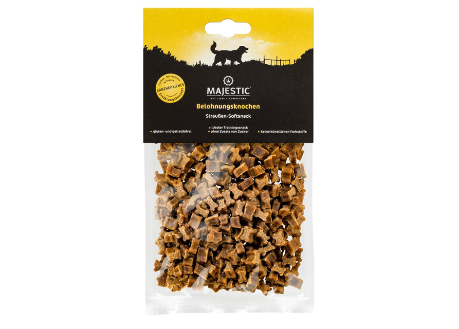 Majestic 150g Knochen Strauß einfarbig