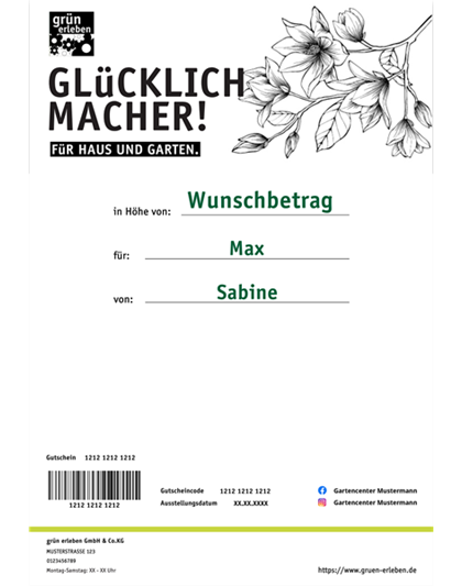 Online Gutschein
