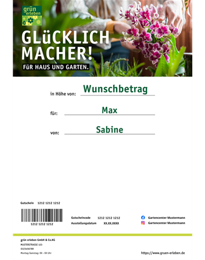 Online Gutschein