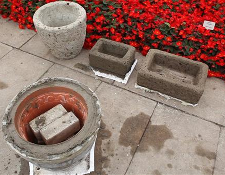 Blumengefäße - Herstellen aus Beton