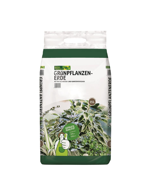 GE Grünpflanzenerde 15l mit Tragegriff