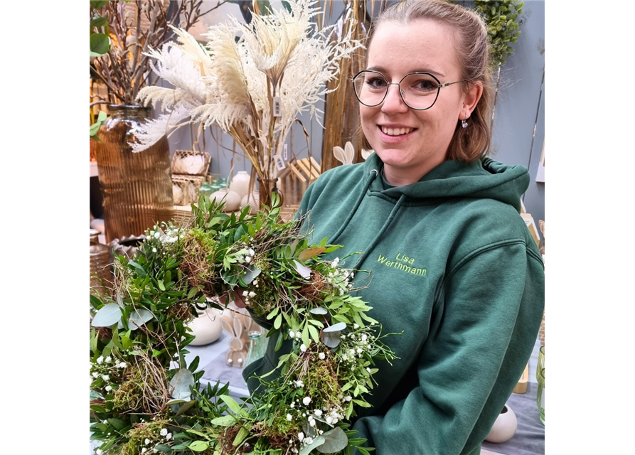 Floristik-Workshop Frühlingskranz