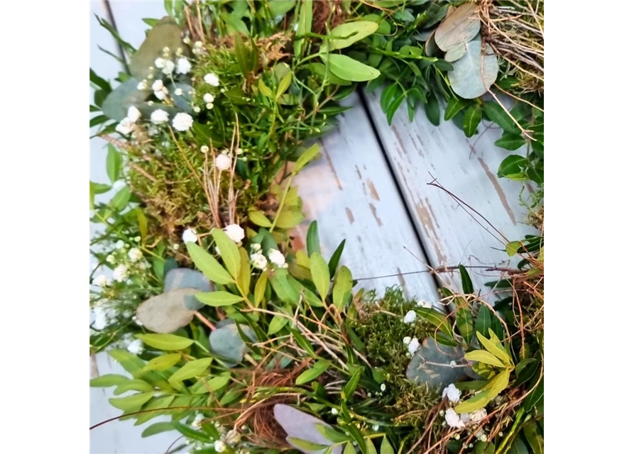 Floristik-Workshop Frühlingskranz (2.)