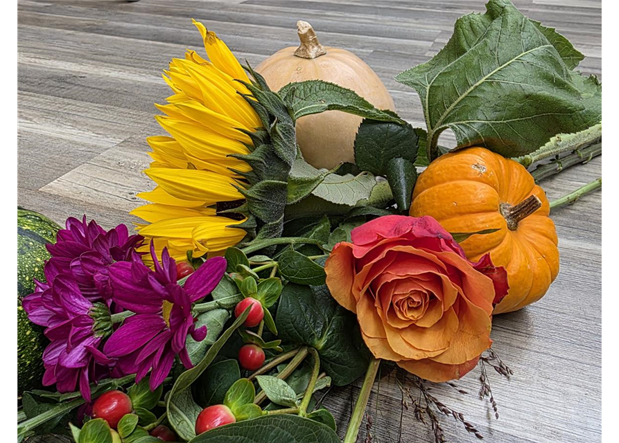 Floristik-Ferien-Workshop Herbst für Kinder