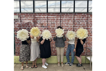 Kreativ-Workshop: Blüte aus Krepp