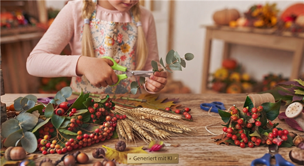 Floristik-Workshop Herbst für Kinder