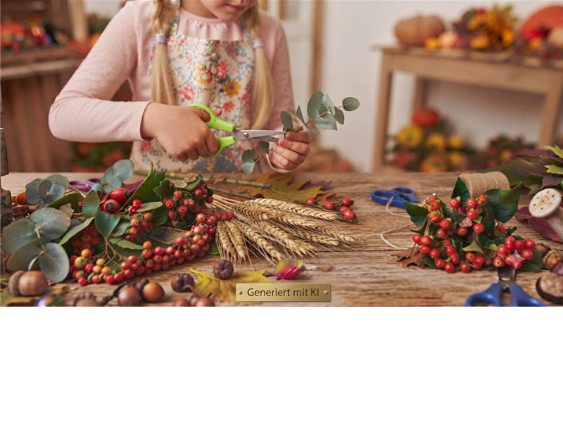Floristik-Workshop Herbst für Kinder