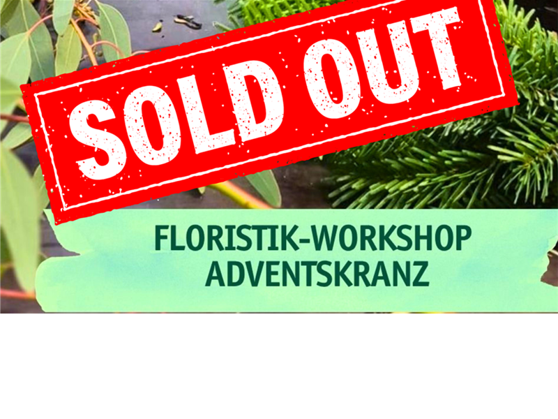 AUSVERKAUFT Floristik-Workshop: Adventskranz binden 25.11.2026 